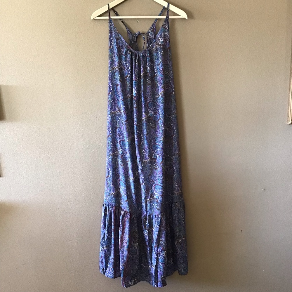 NWOT Karma Highway Purple Paisley Bohemian Dress (One Size)